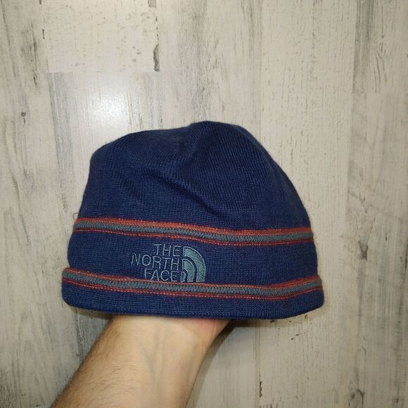 The North Face Infant Size Blue Knit Hat - Picture 1 of 3
